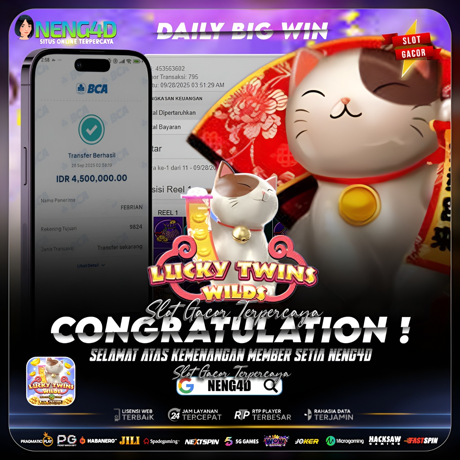 HOKI GANDA MELEDAK DI LUCKY TWINS WILDS