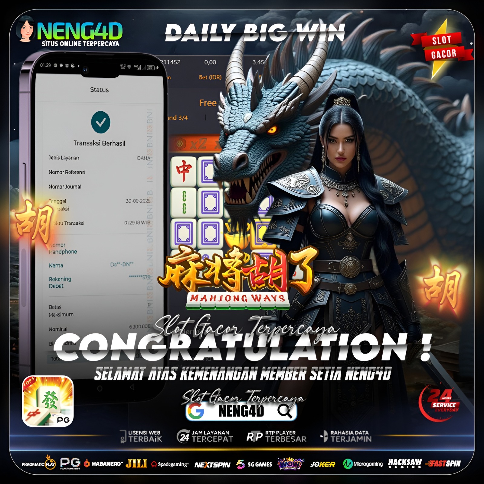 KEMENANGAN BESAR DI MAHJONG WAYS