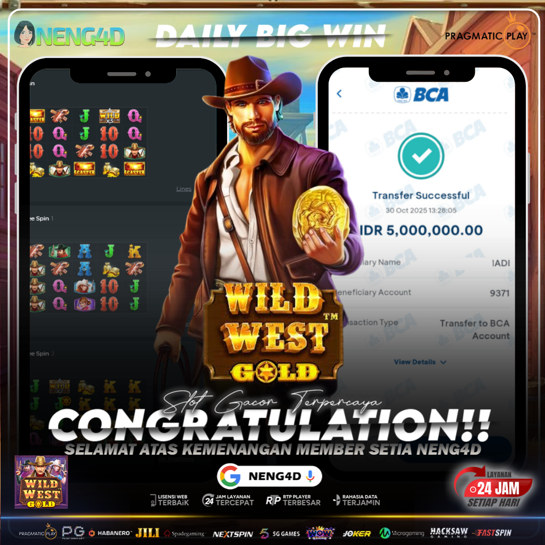 WILD WEST GOLD MELEDAK – JACKPOT 5 JUTA MENDARAT TANPA AMPUN
