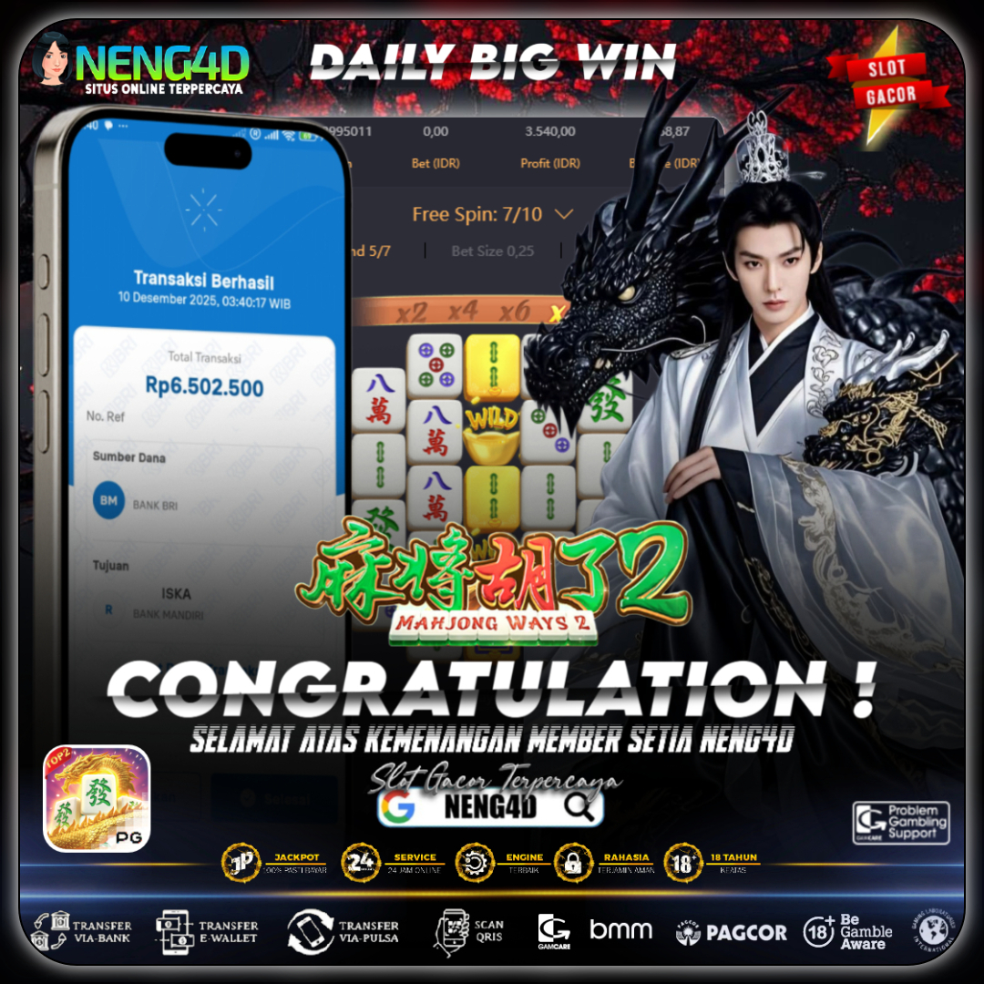 Kemenangan 6,5 Juta di Mahjong Ways 2