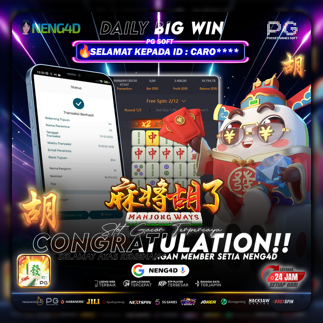 MENANG TERUS DI MAHJONG WAYS 1 BARENG NENG4D