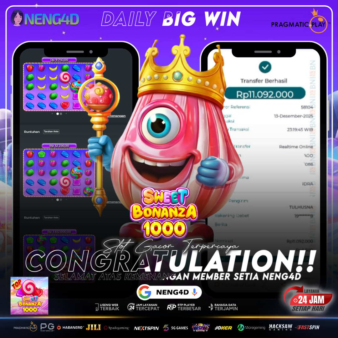 PECAH MANIS 11 JUTA DI SWEET BONANZA 1000