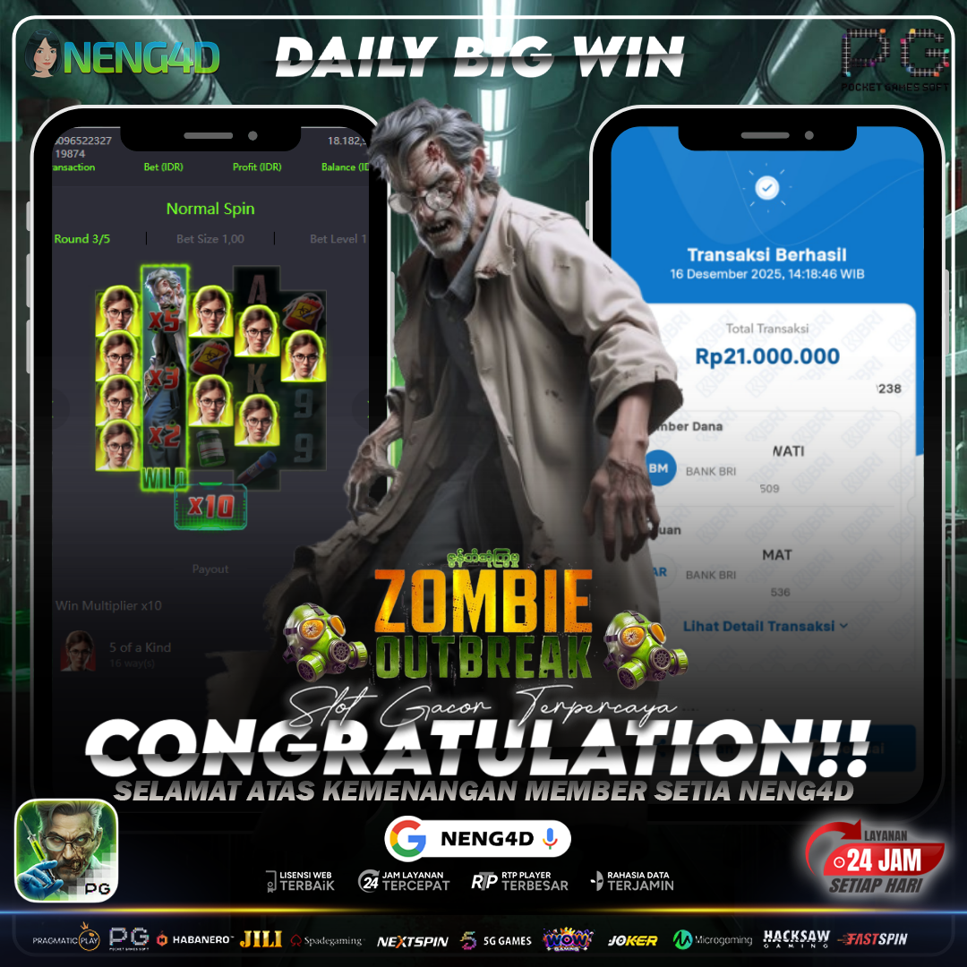 Kemenangan 21 Juta di Zombie Outbreak