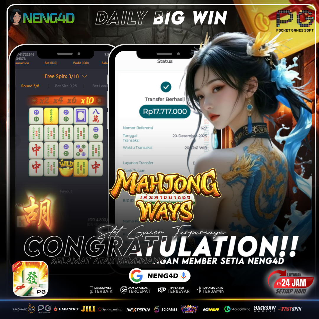 Kemenangan Spektakuler Member Setia NENG4D