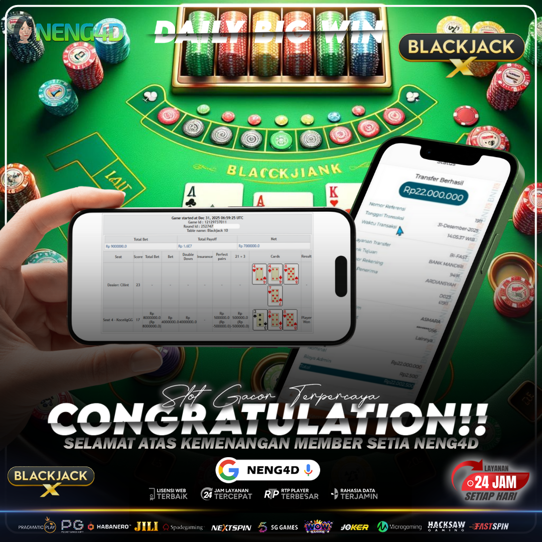 BANDAR TERKECOH TEMBUS 22 JUTA DARI PRAGMATIC LIVE BLACKJACK 10