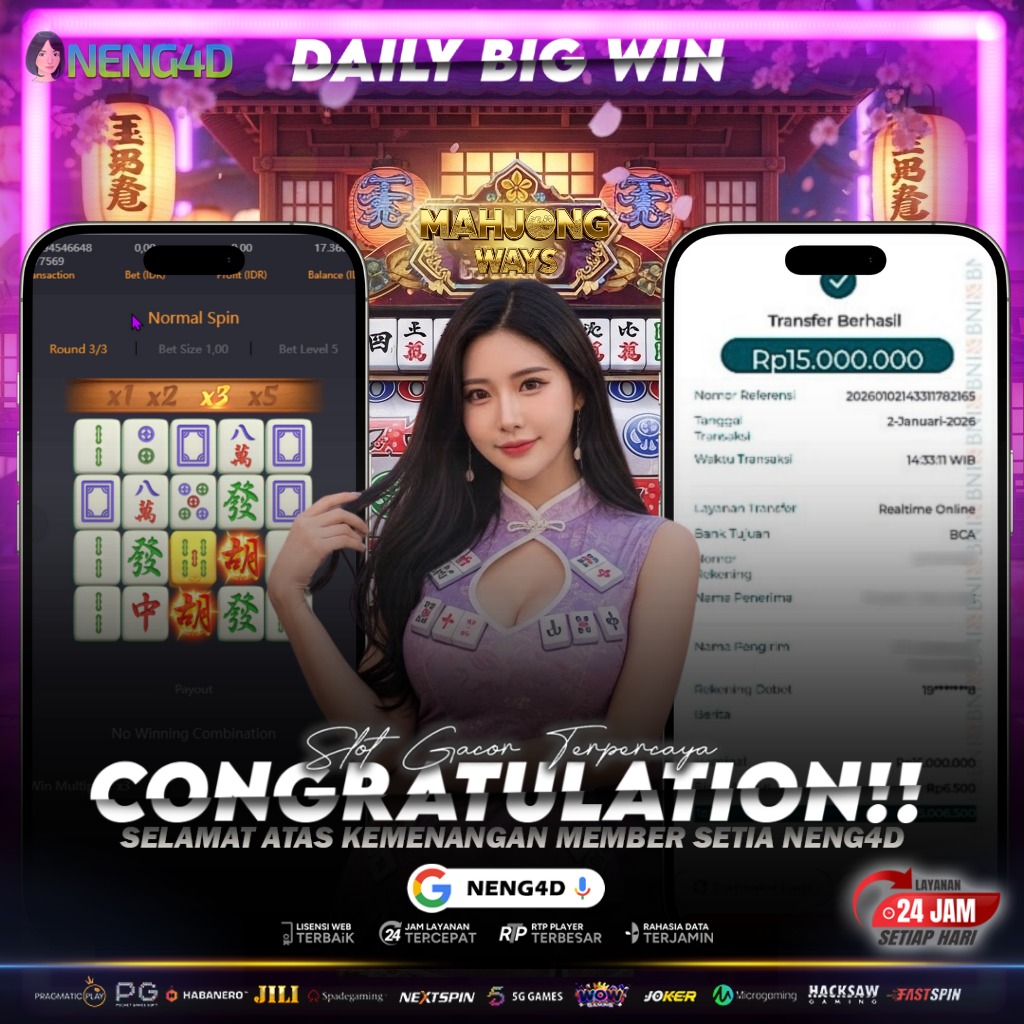 MAHJONG WAYS SELALU ONFIRE, MENANG 15 JUTA DI PG SOFT