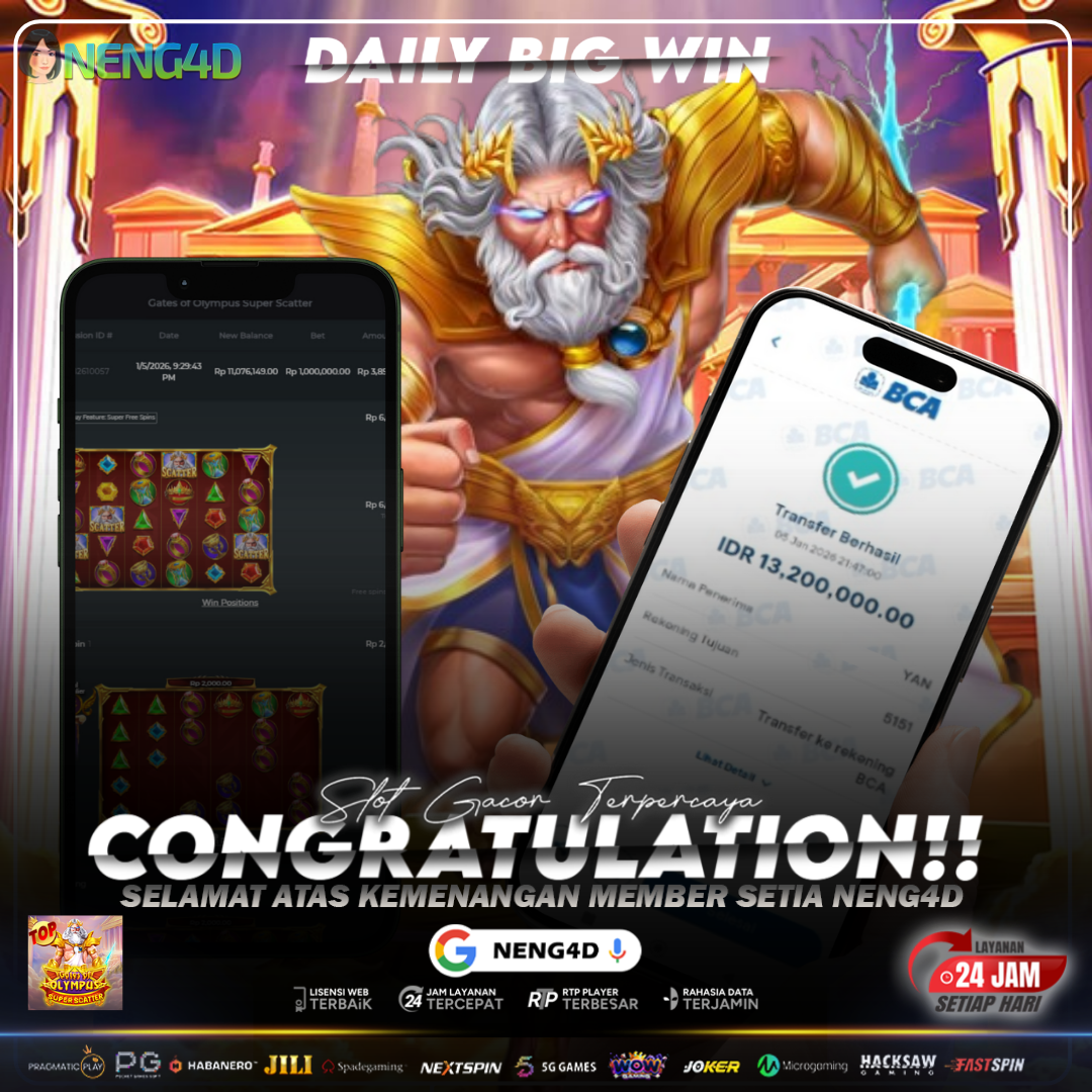 PETIR ZEUS MENGAMUK, MENANG 13 JUTA DI GATES OF OLYMPUS SUPER SCATTER
