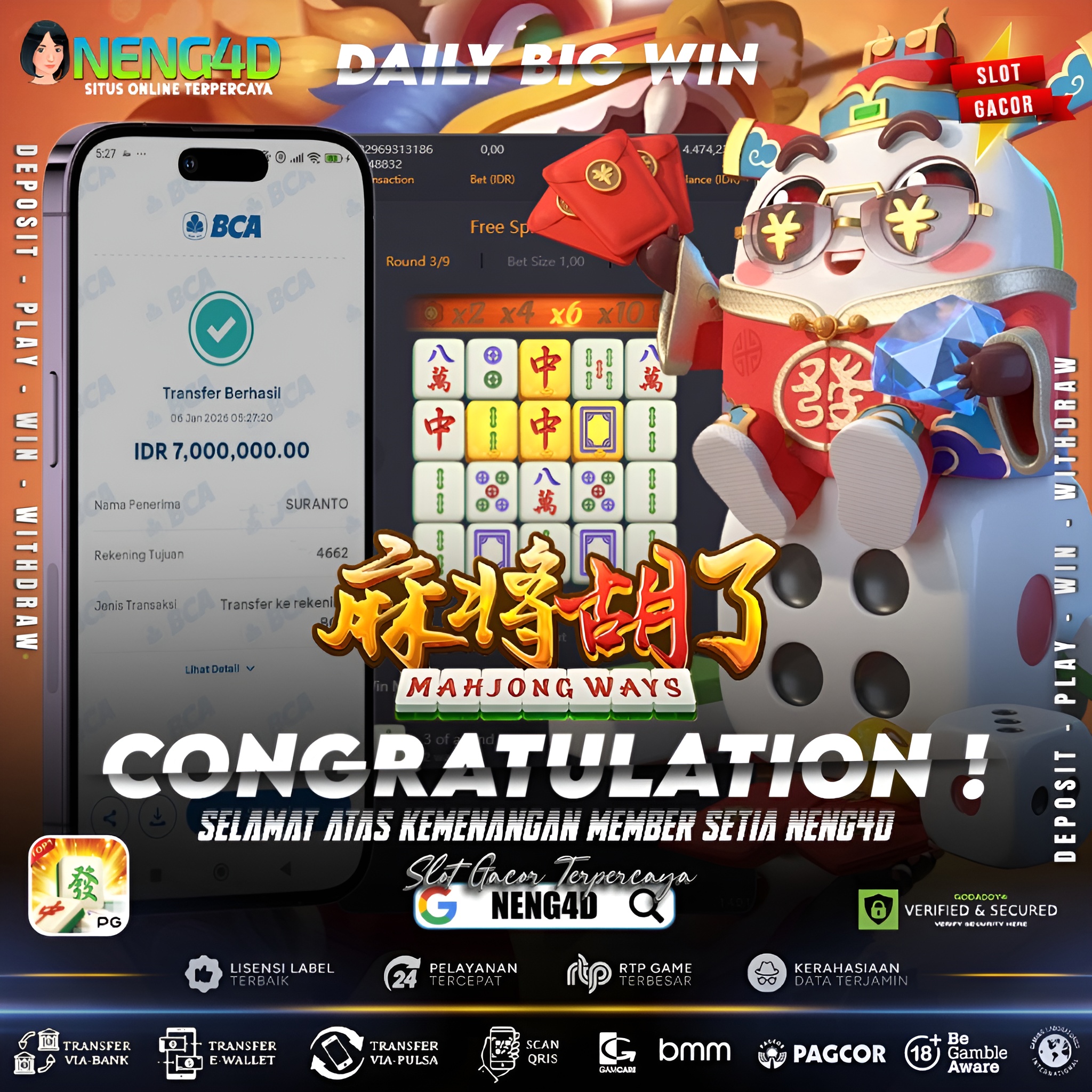 MENANG BESAR DI MAHJONG WAYS NENG4D