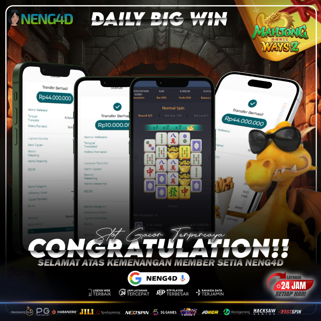 KEMENANGAN BESAR MAHJONG WAYS 98 JUTA DI NENG4D