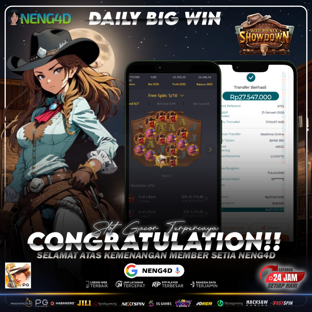 BOMBASTIS BET 6 RB PECAH 27 JUTA DI WILD BOUNTY SHOWDOWN