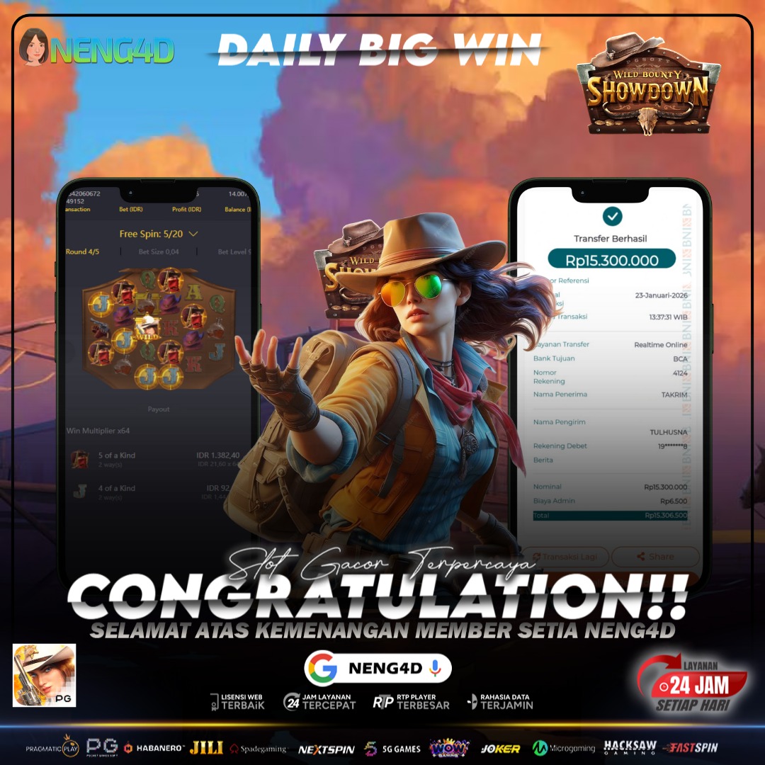 Kemenangan 15 juta bermain di Wild Bounty Showdown Provider PG Soft