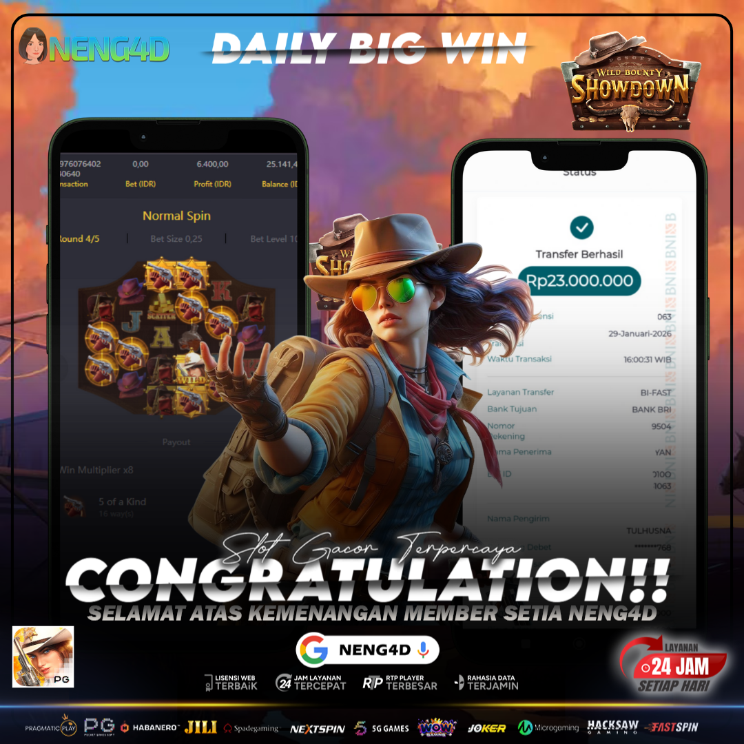 Jackpot 23 juta bermain di Wild Bounty Showdown Provider PG Soft