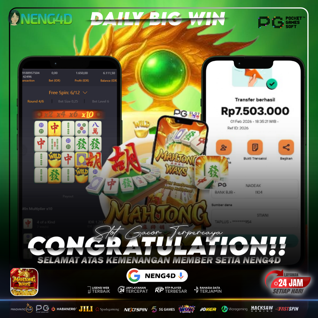 CUAN 7,5 JUTA BARENG NENG4D DI MAHJONG WAYS