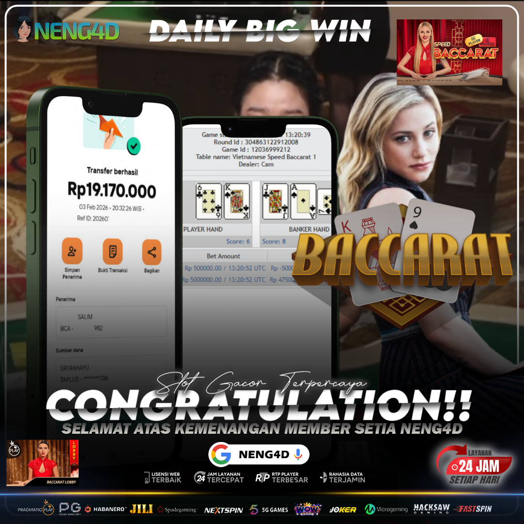 KEMENANGAN ELEGAN LIVE BACCARAT 19 JUTA