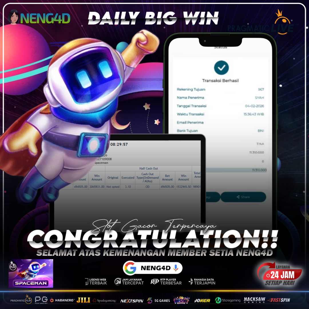 TERBANG TINGGI BERSAMA NENG4D HINGGA MERAIH 11 JUTA