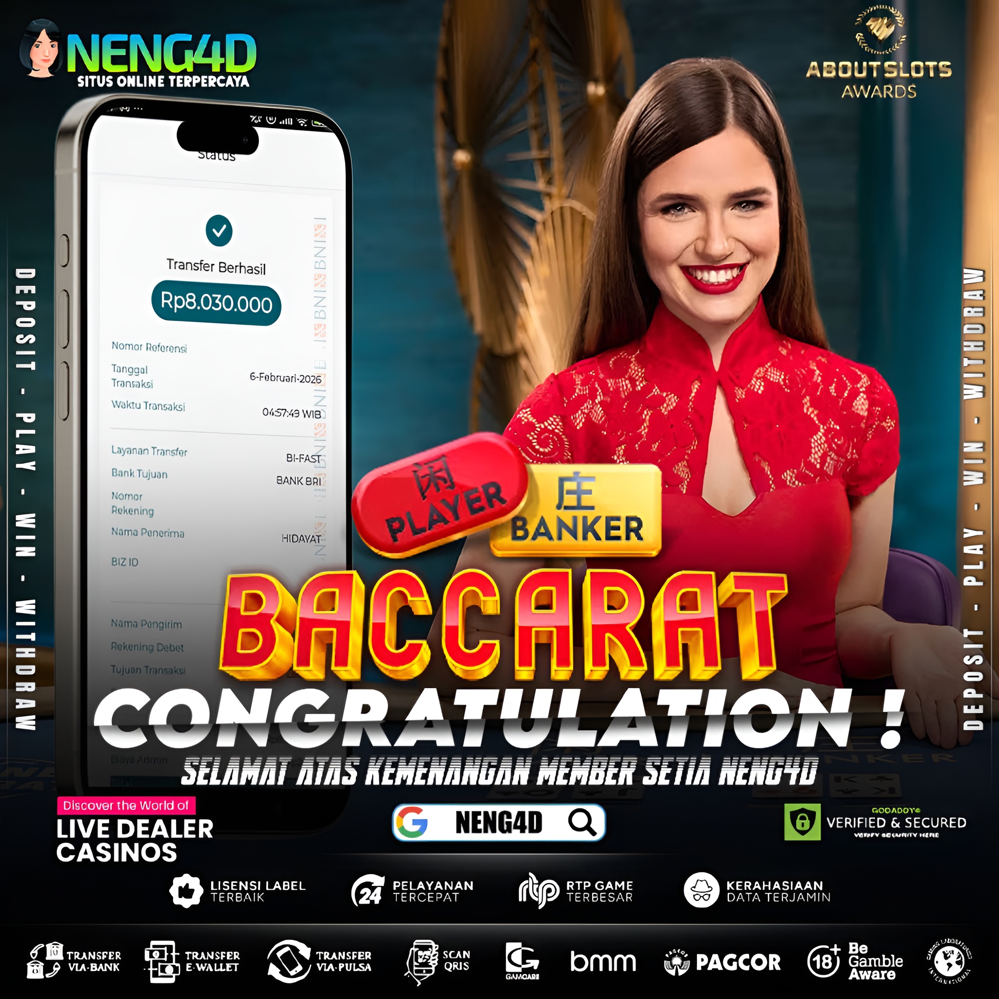 MENANG 8JT MAIN DI LIVE GAMES BACCARAT PRAGMATIC PLAY