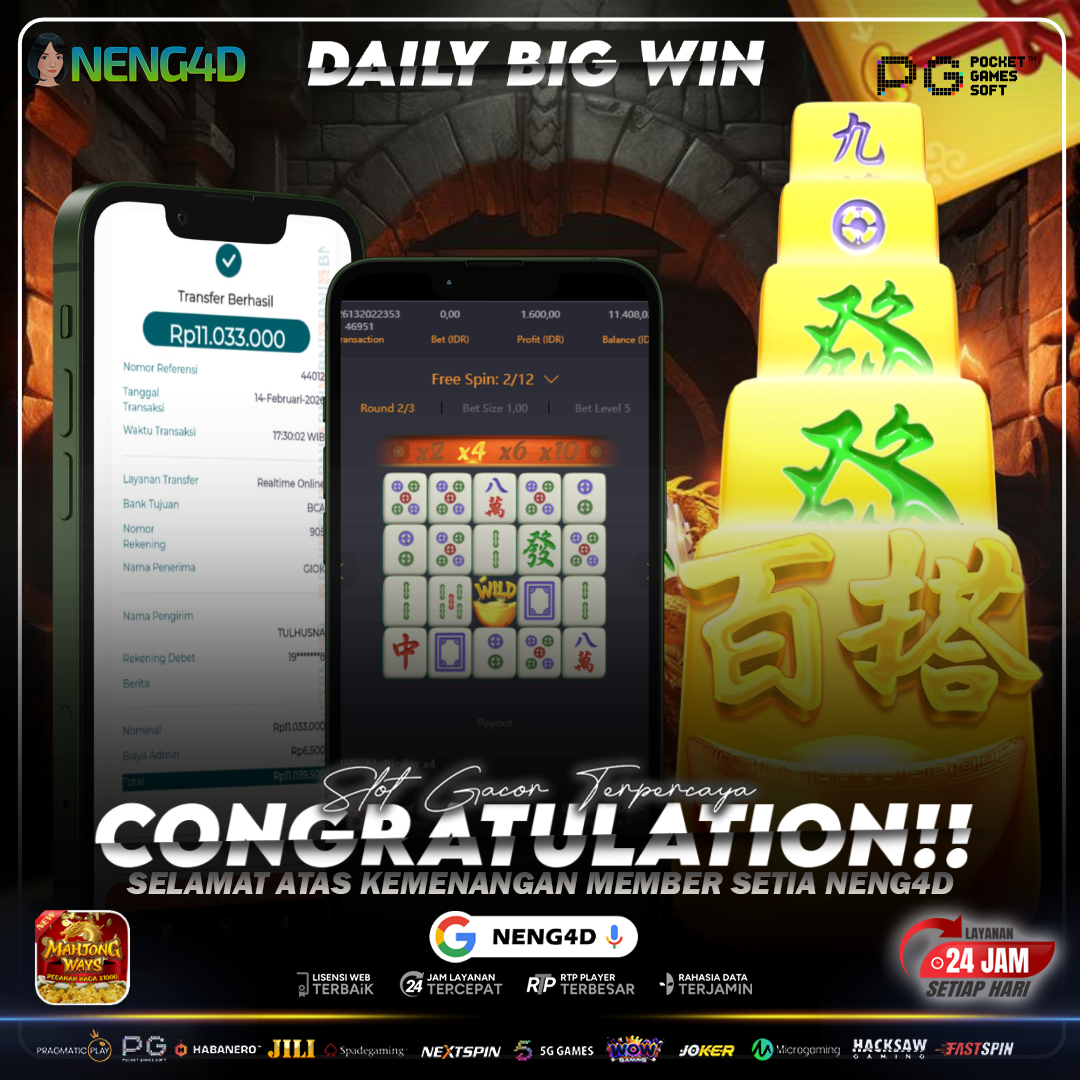 Kombinasi Sempurna! Mahjong Ways Hasilkan 11 Juta di NENG4D