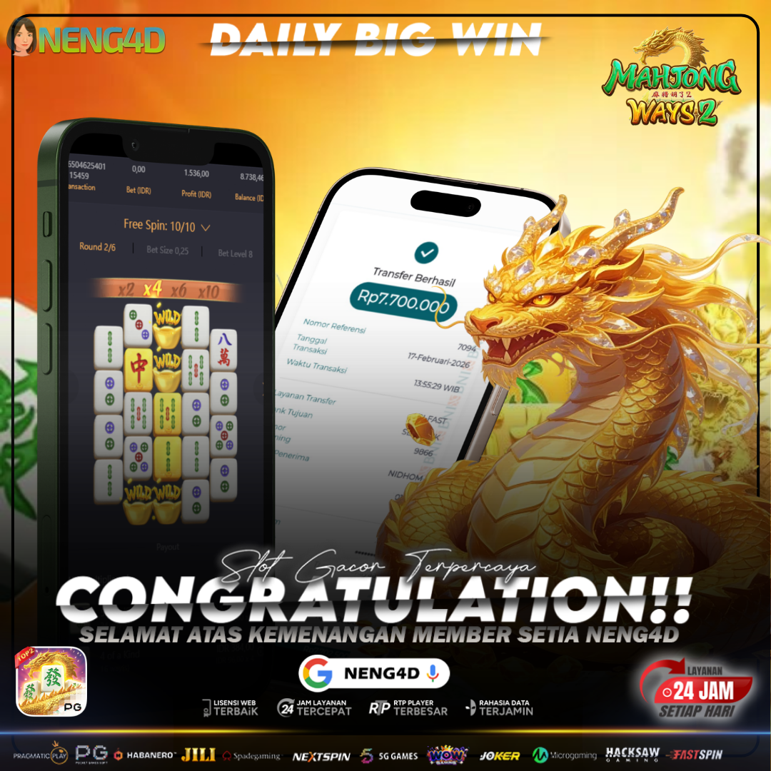 Spin Tajam Berbuah 7,7 Juta di Mahjong Ways 2