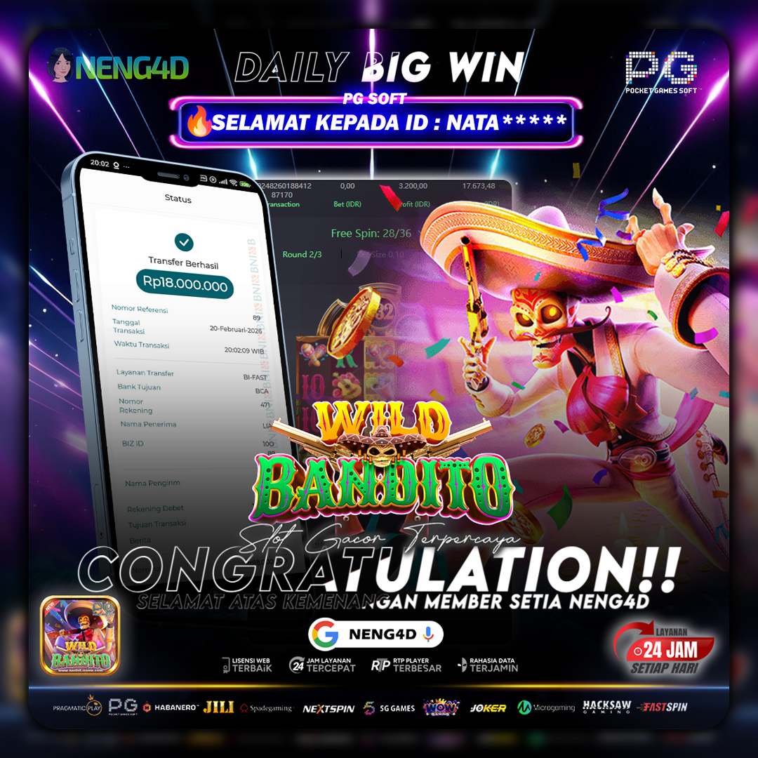 MENANG 18JT MAIN DI WILD BANDITO PG SOFT