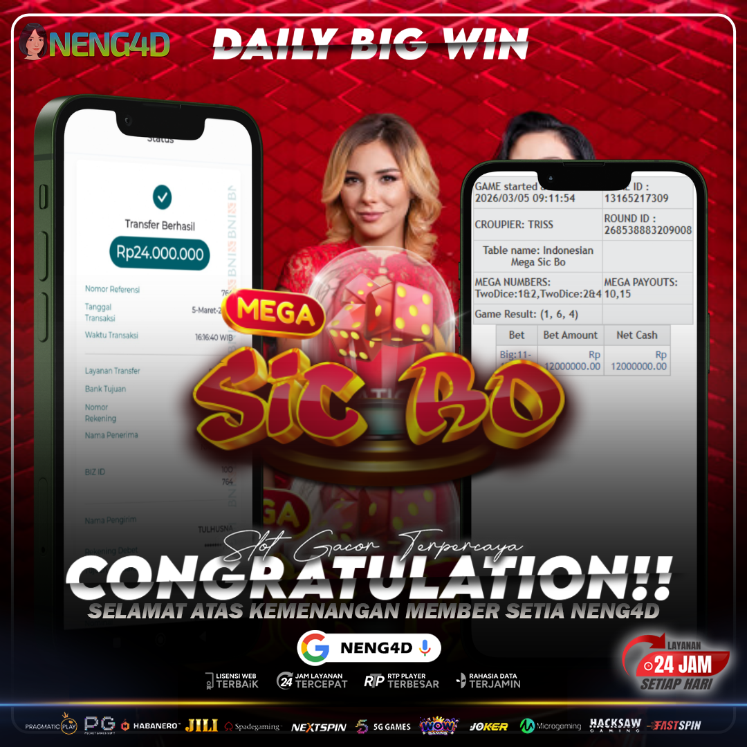 AKURASI TEPAT, HASIL MAKSIMAL! 24 JUTA KURANG DARI 5 MENIT DI NENG4D