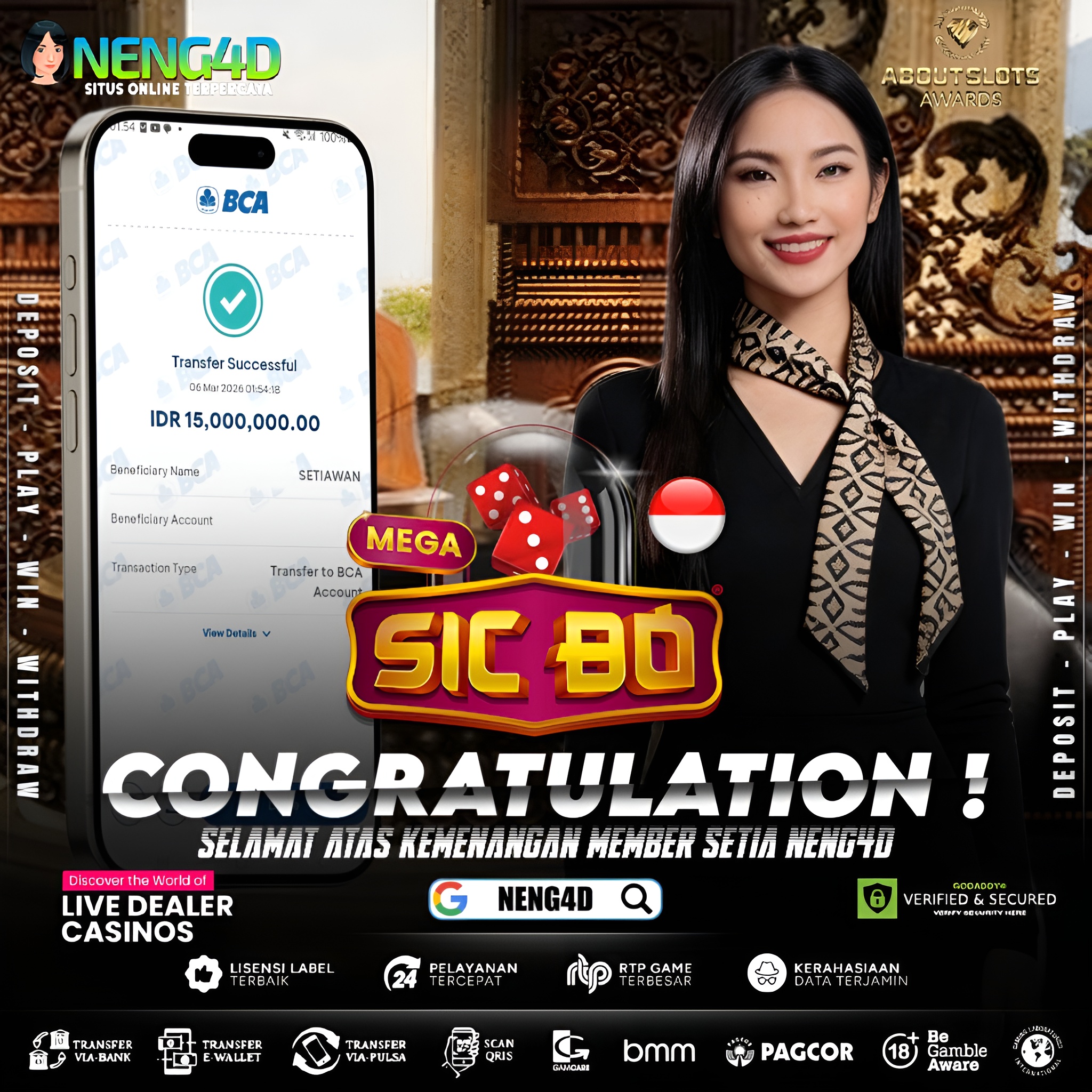 MENANG 15JT MAIN DI MEGA SIC BO INDONESIA PRAGMATIC PLAY