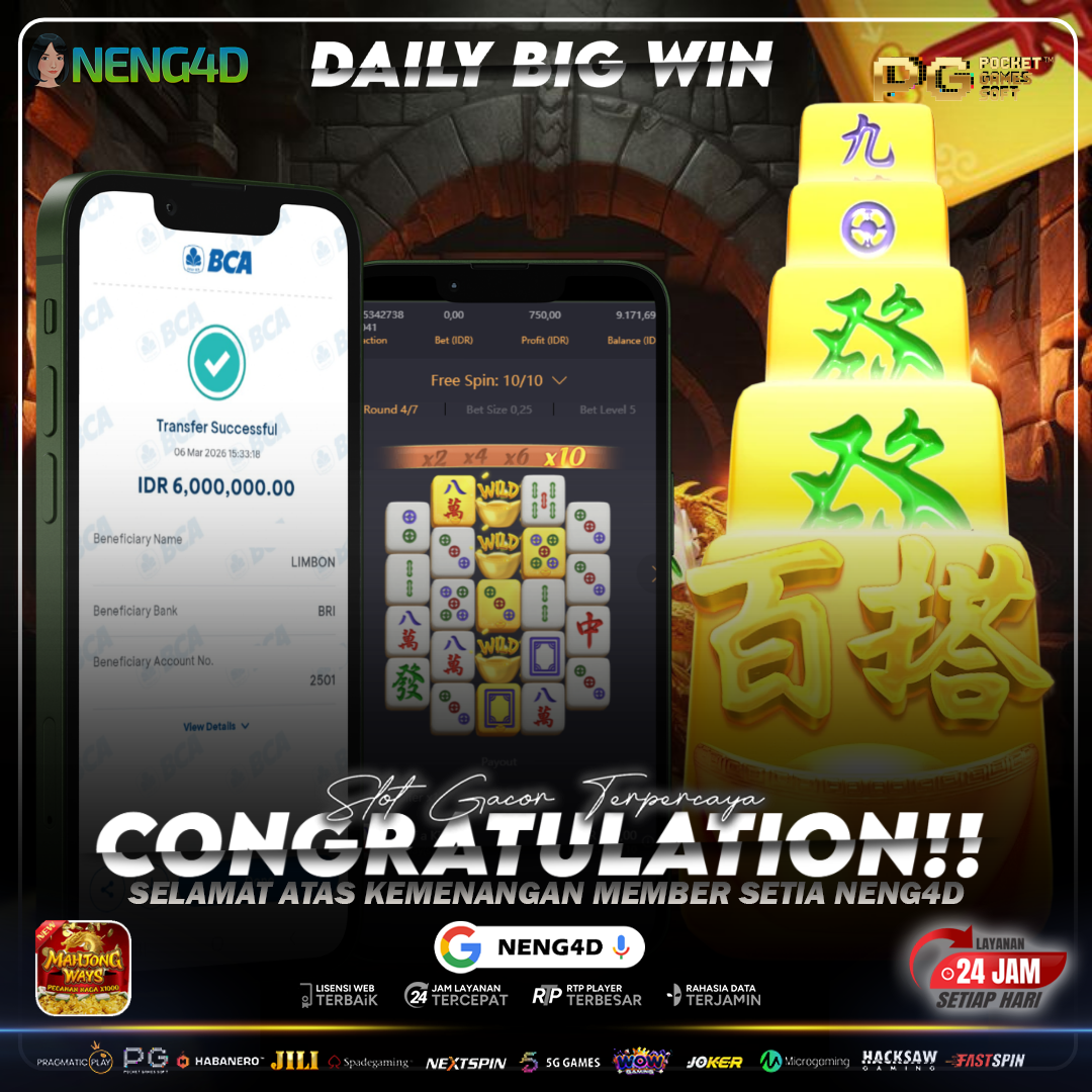 MENANG 6 JT MAIN DI MAHJONG WAYS PG SOFT