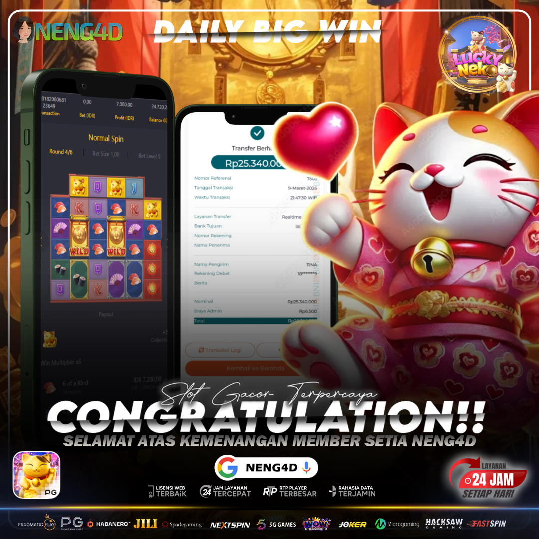 SUSHI IDAMAN! LUAR FREESPIN PECAH 25 JUTA DI LUCKY NEKO