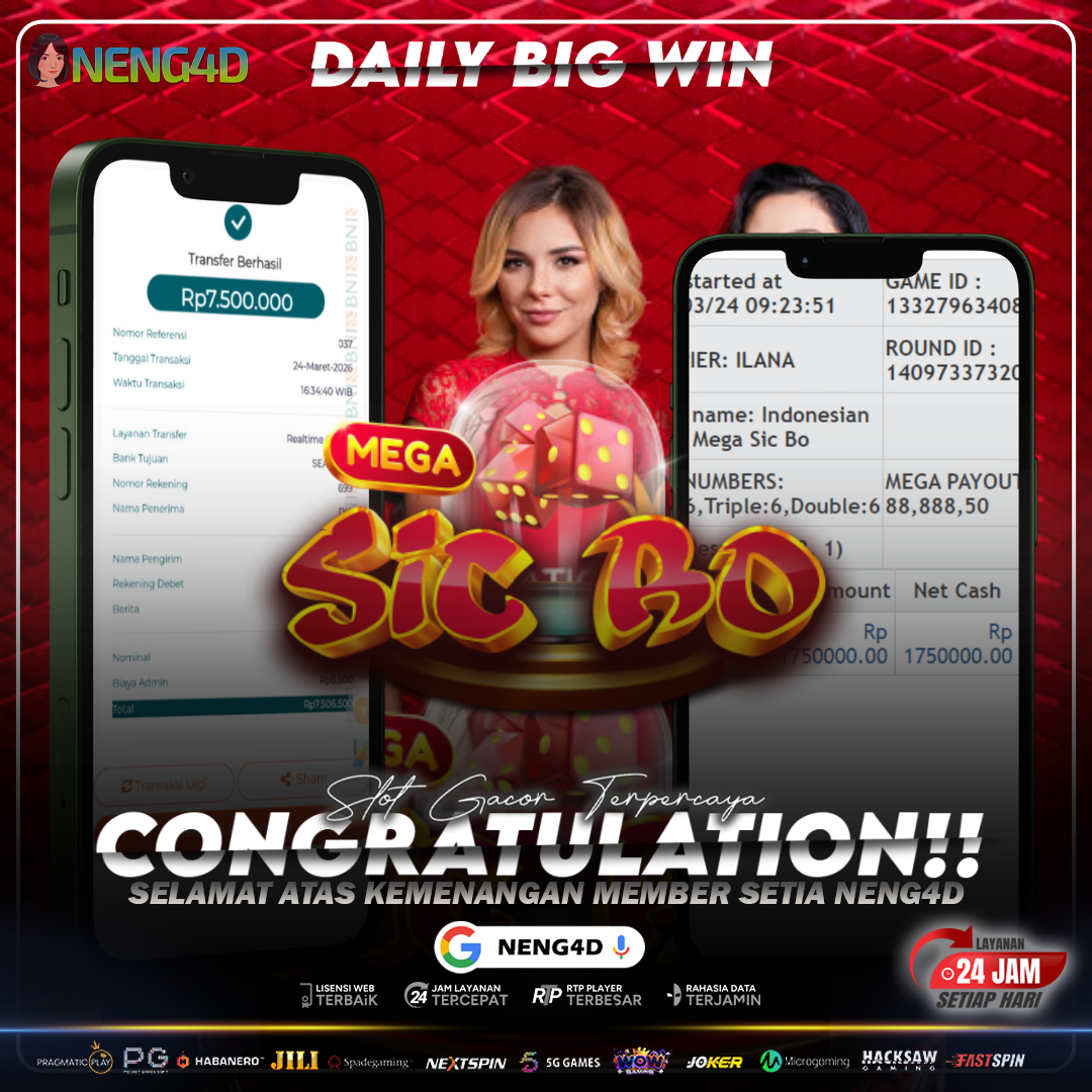 MENANG 7.5 JT MAIN DI LIVE CASINO INDONESIAN MEGA SICBO PRAGMATIC PLAY