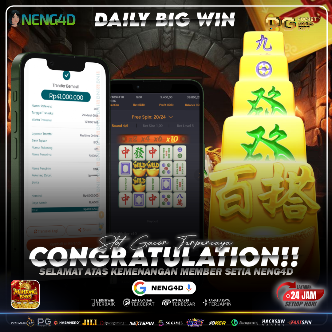 JACKPOT 41 JUTA DI MAHJONG WAYS