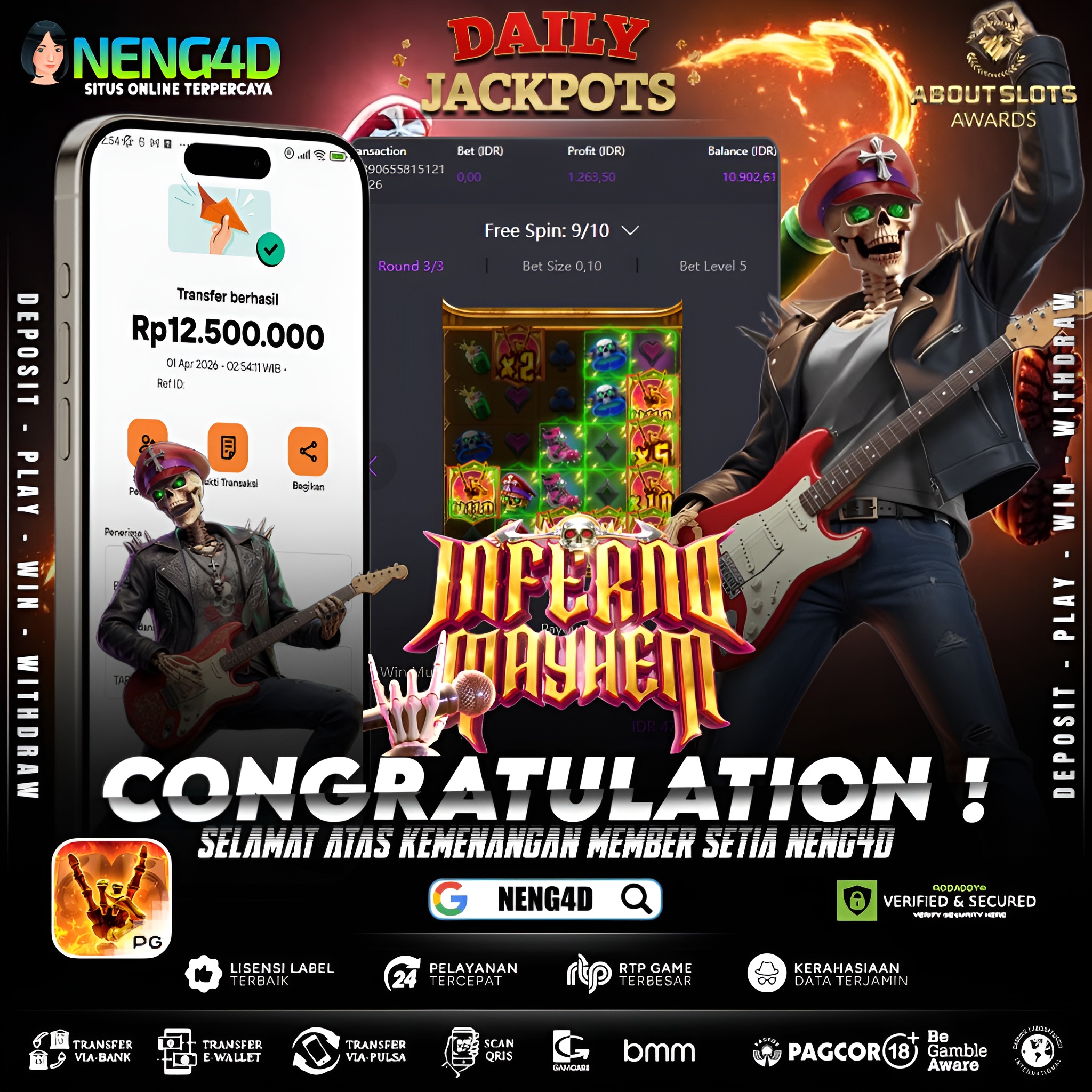 KEMENANGAN 12 JUTA DI INFERNO MAYHEM