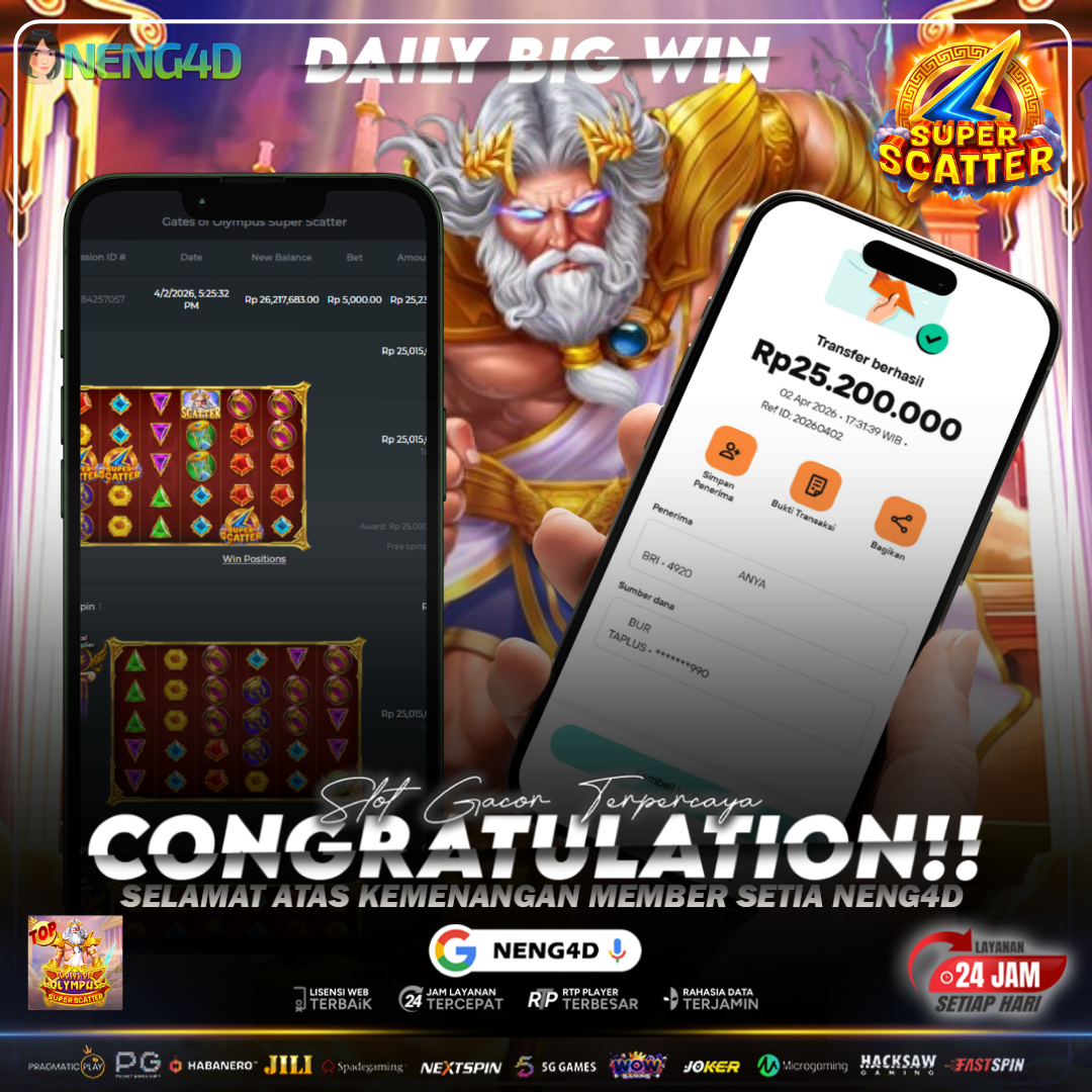 HUJAN 3 SUPER SCATTER RAIH 25 JUTA DI GATES OF OLYMPUS SUPER SCATTER