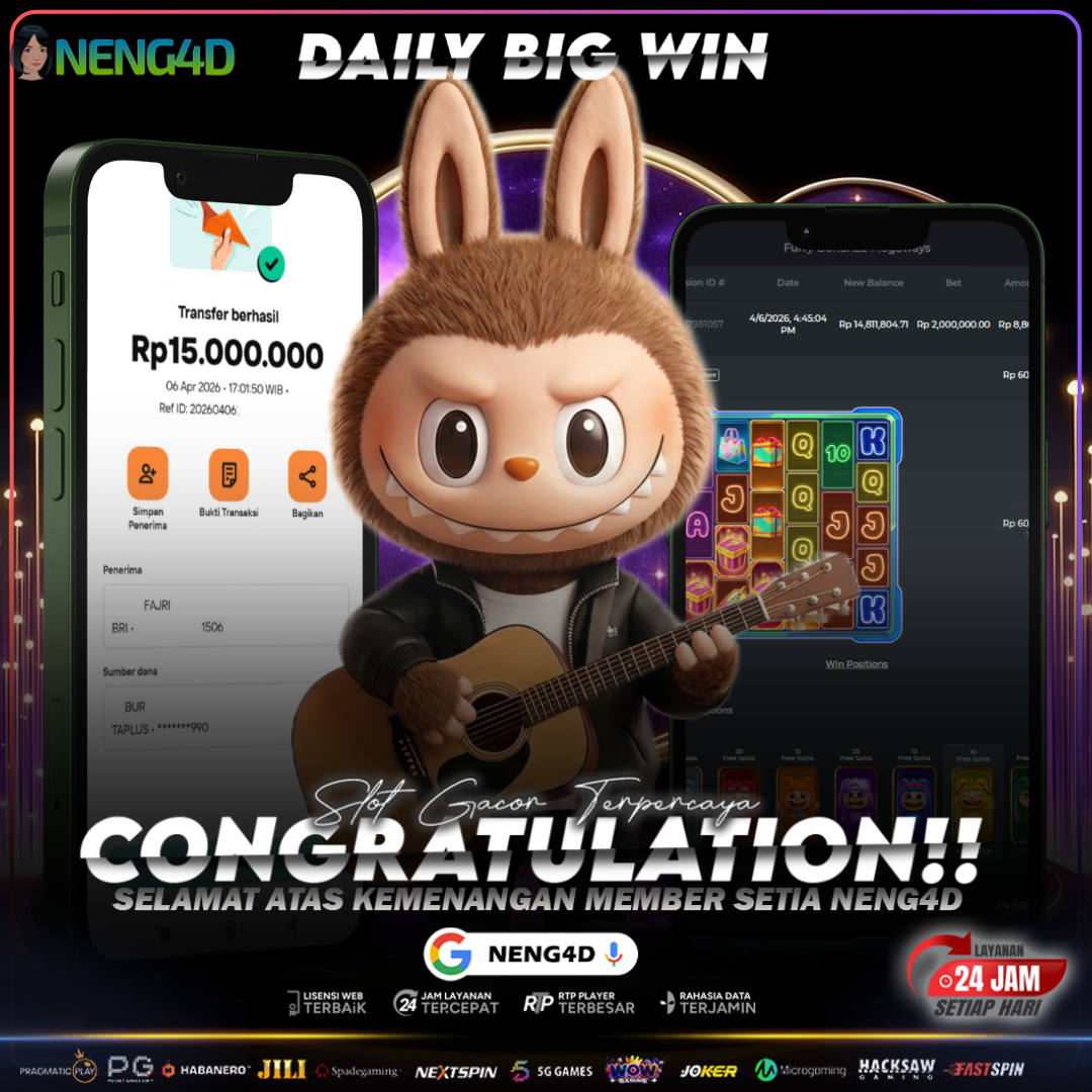 KEBERUNTUNGAN LIAR! FURRY BONANZA MEGAWAYS TEMBUS 15 JUTA DI NENG4D