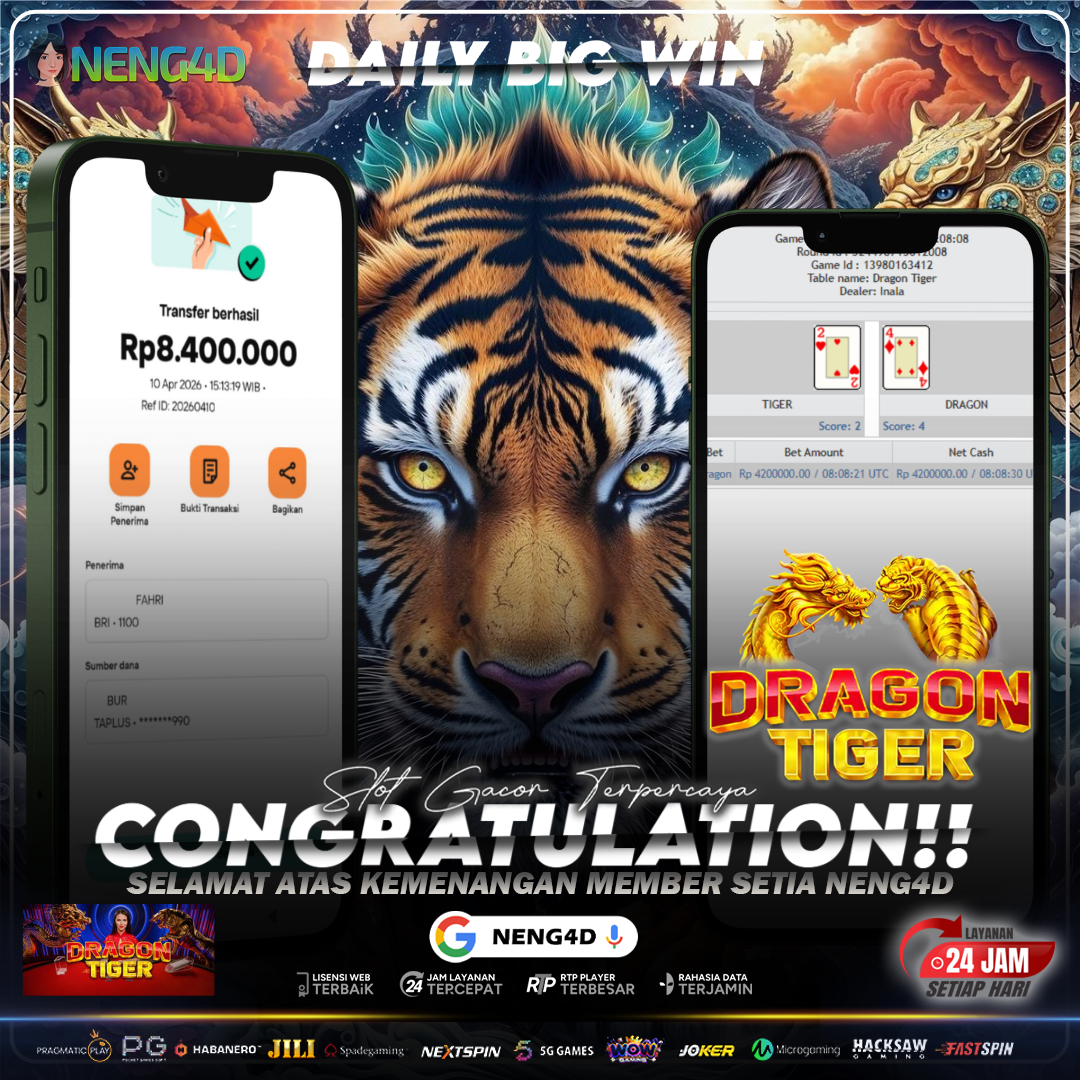 MENANG 8 JT DALAM 2 MENIT DI LIVE CASINO DRAGON TIGER PRAGMATIC PLAY