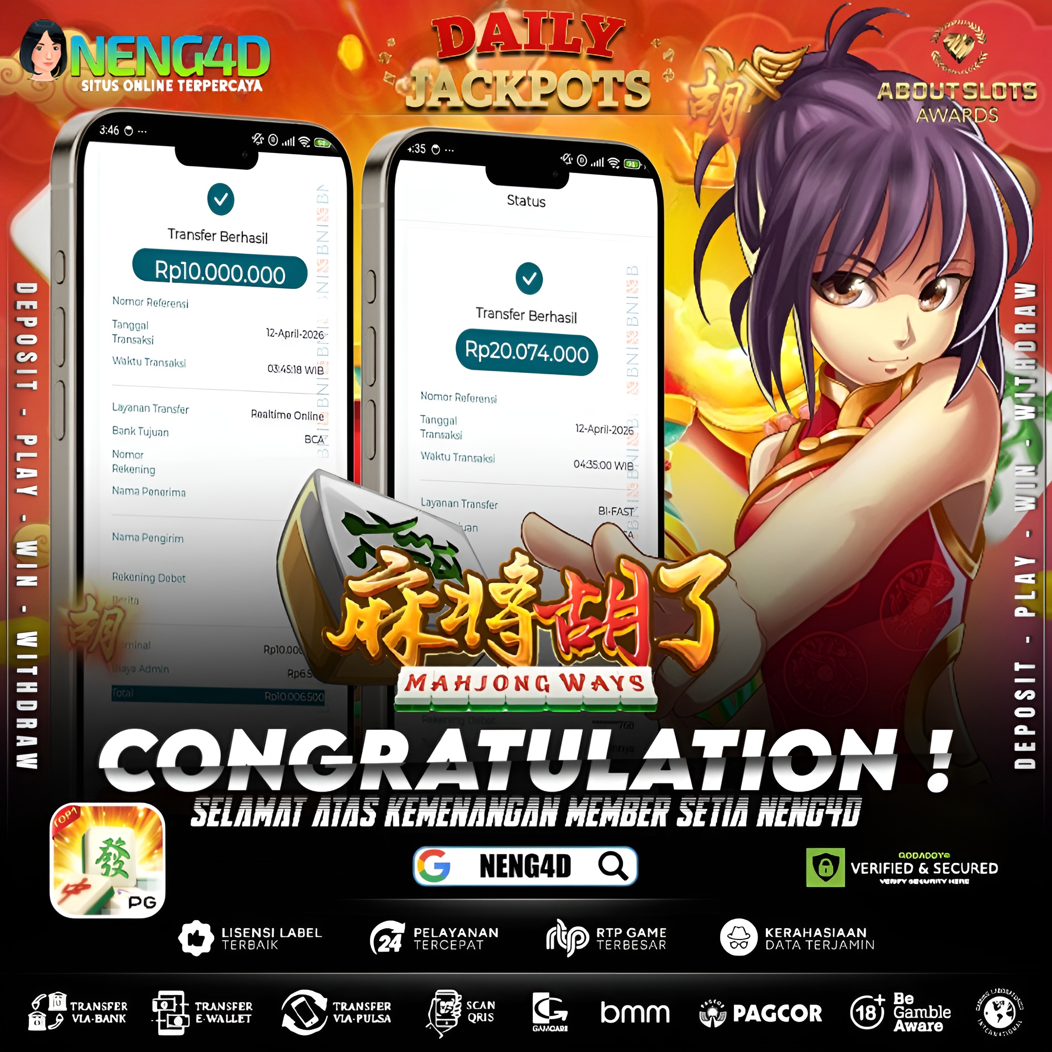 KEMENANGAN 30 JUTA DI MAHJONG WAYS