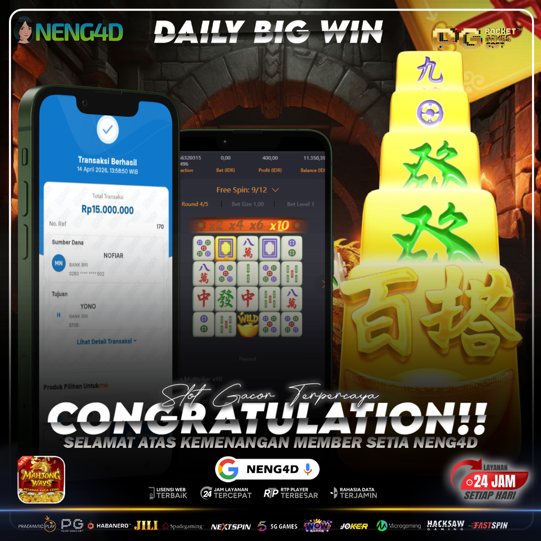 KEMENANGAN 15 JUTA DI MAHJONG WAYS