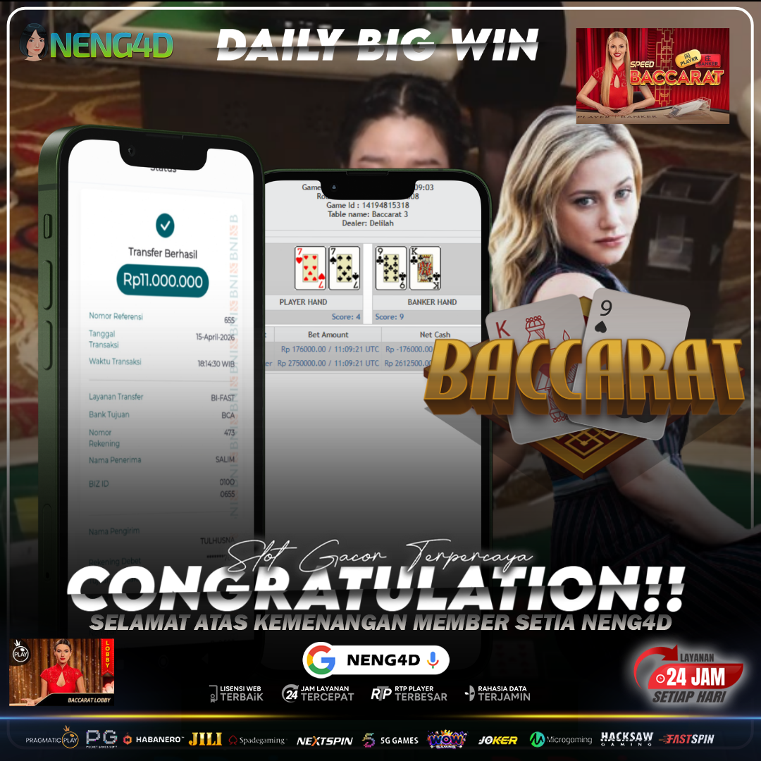 KEMENANGAN 11 JUTA DI LIVE GAMES BACCARAT