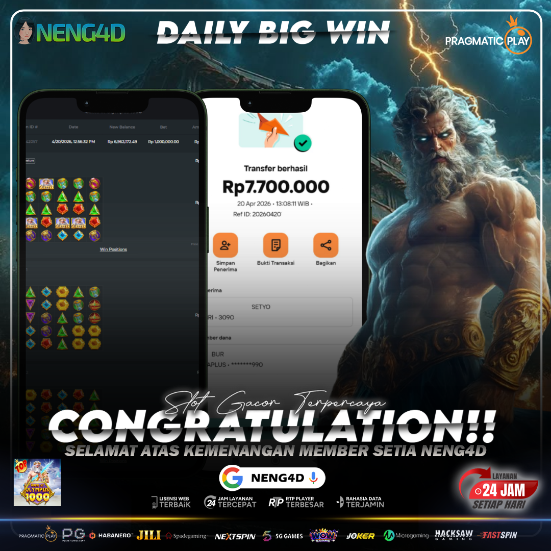 CACING2 NAGA2. MODAL BUYSPIN 1 JUTA MELEDAK 7,7 JUTA DI OLYMPUS X1000