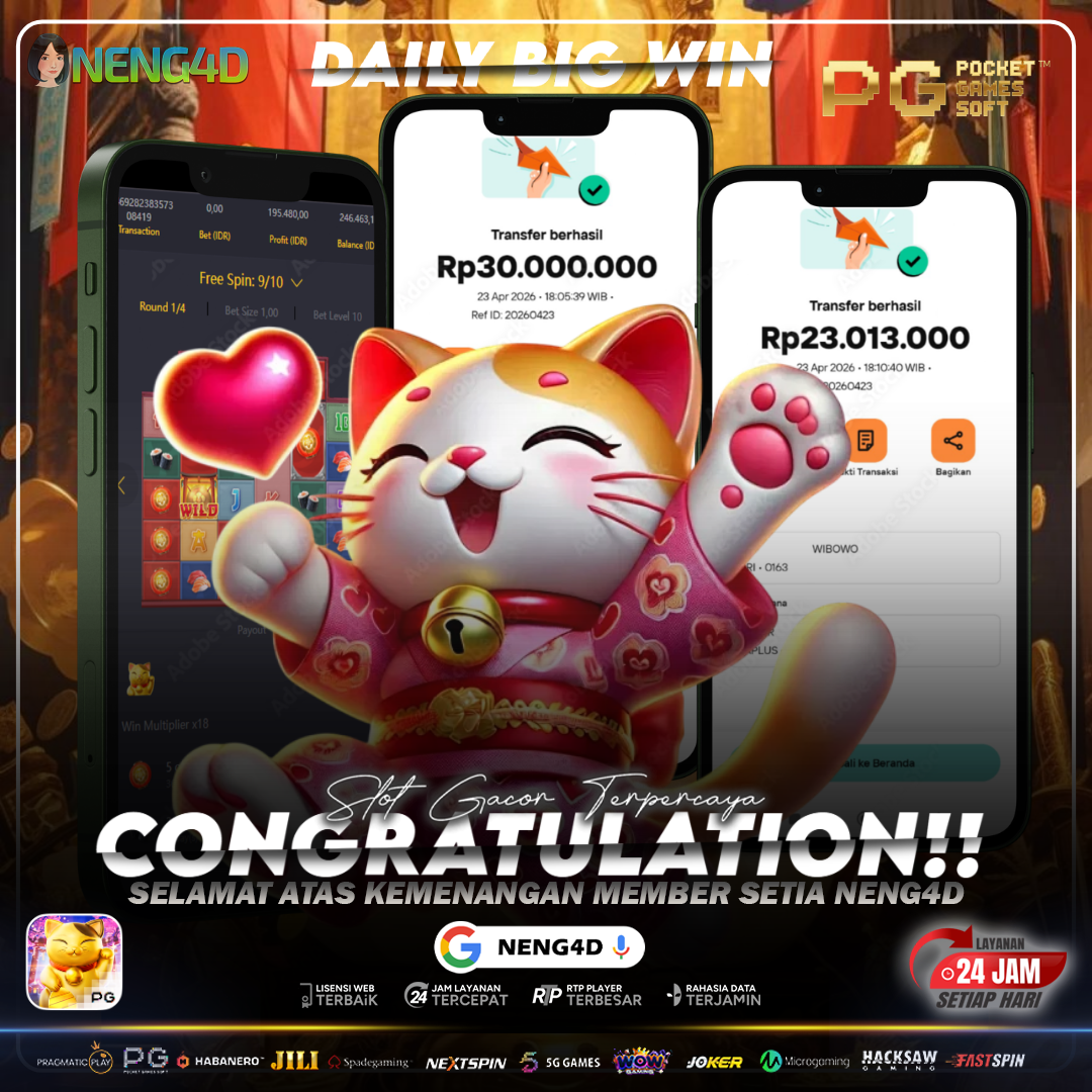 KEMENANGAN 53JUTA DENGAN BET 100RB DI LUCKY NEKO
