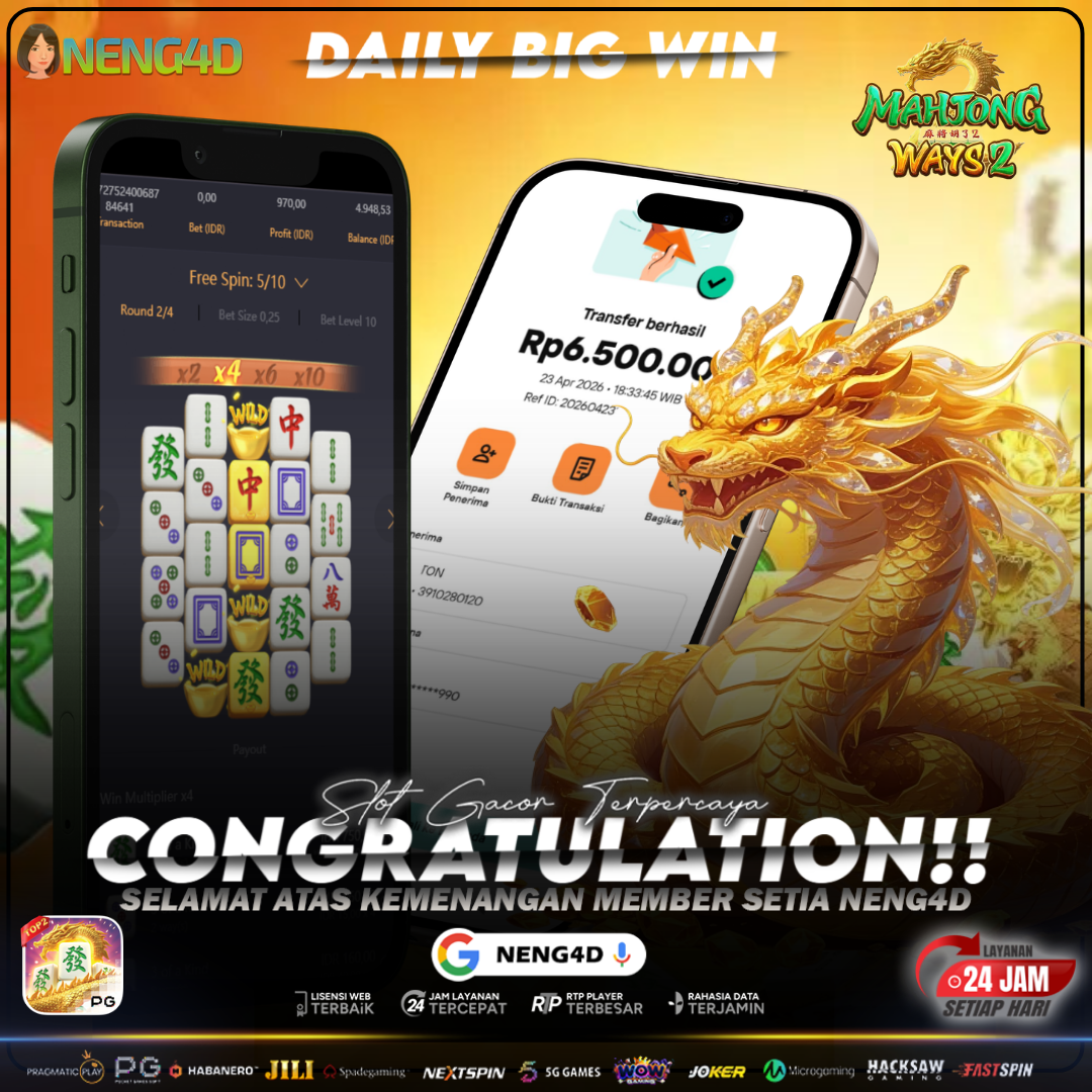 MENANG SINGKAT 6.5 DENGAN BET 50RB DI MAHJONG WAYS 2